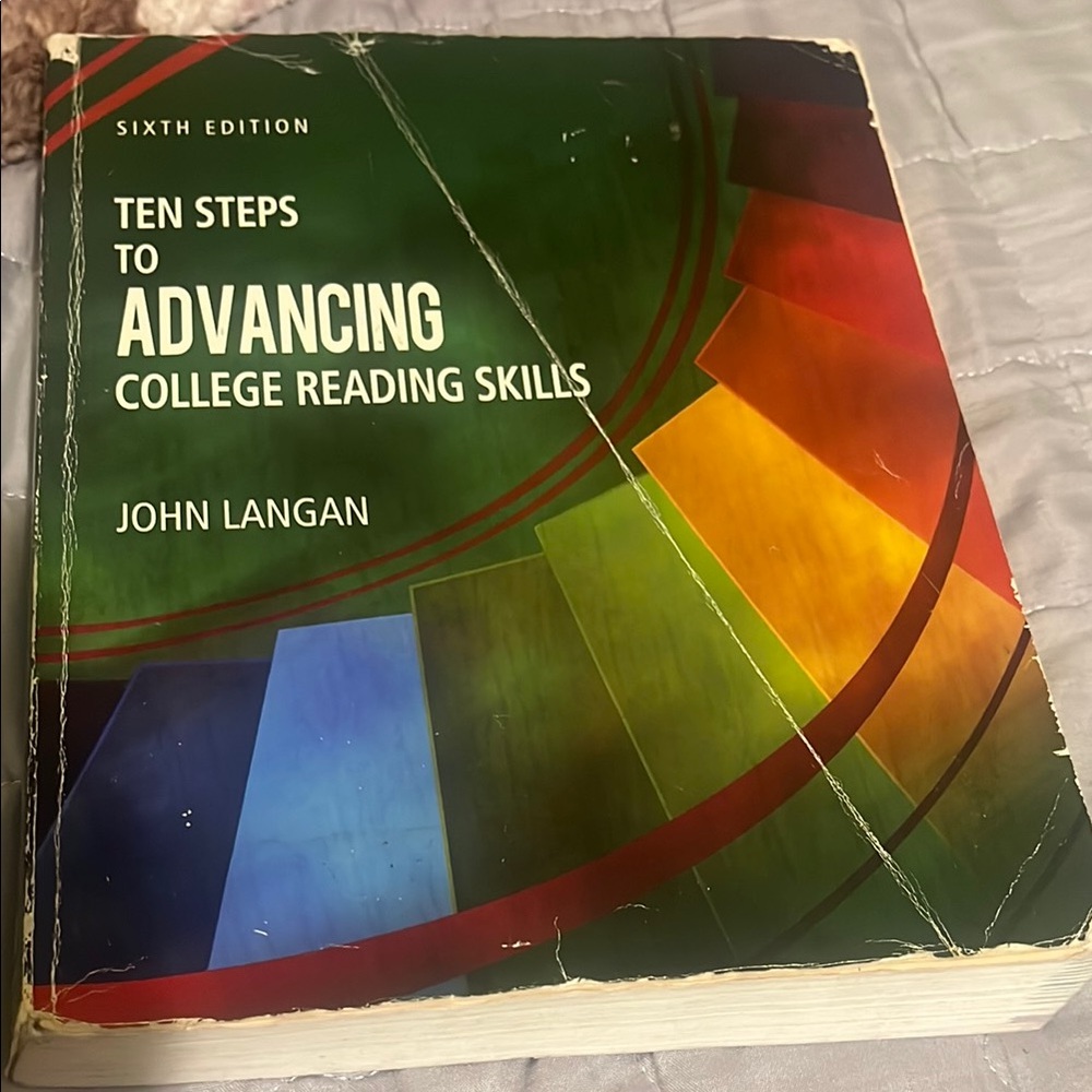 Colorful College Reading Skills Book